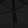 VIDAXL Parasol de jardin avec mat 210x140 cm Anthracite