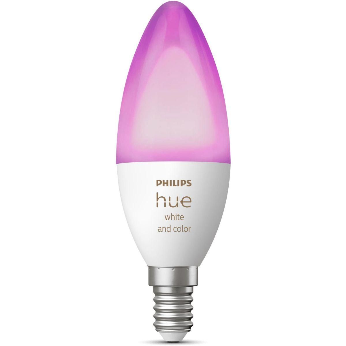 Philips Ampoule LED connectée HUE W&C E14 5.3W