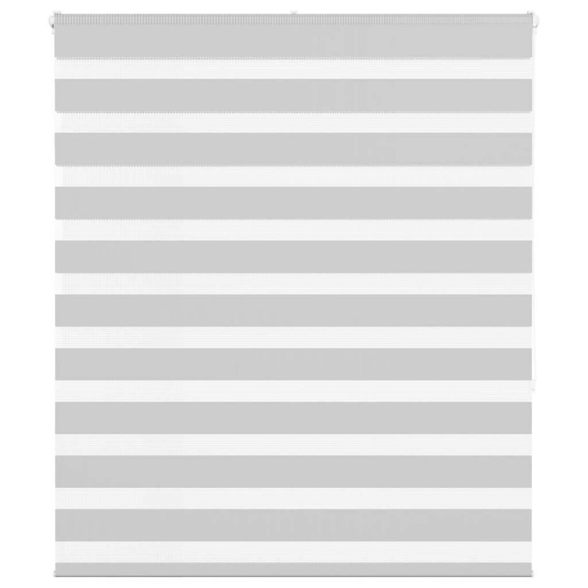 VIDAXL Store zebre gris clair largeur du tissu 115,9 cm polyester