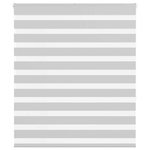 VIDAXL Store zebre gris clair largeur du tissu 115,9 cm polyester