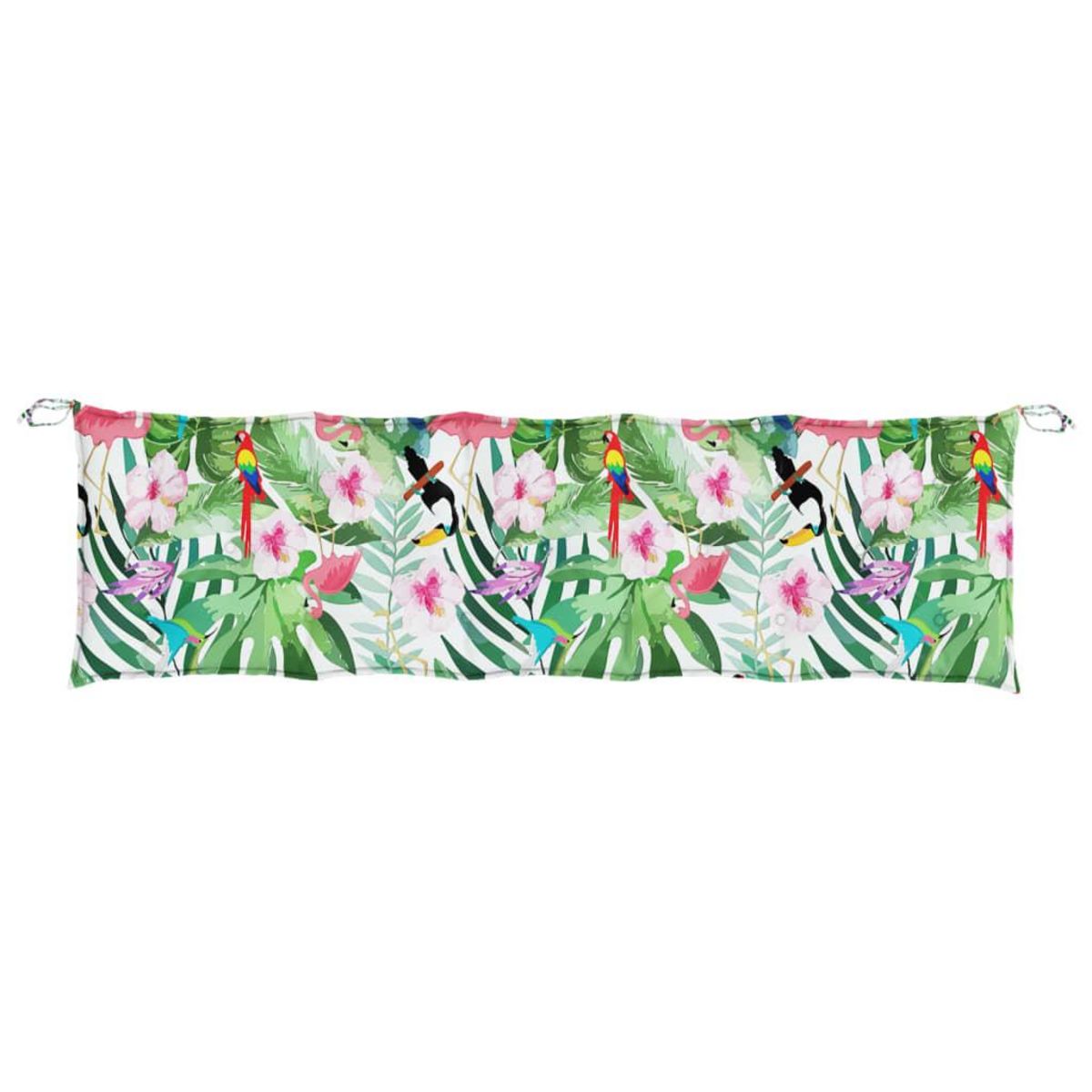 VIDAXL Coussins de banc de jardin lot de 2 multicolore tissu Oxford