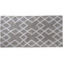 Voir la diapositive 1 : GUY LEVASSEUR Tapis déco épais  à losanges en coton 60x120cm