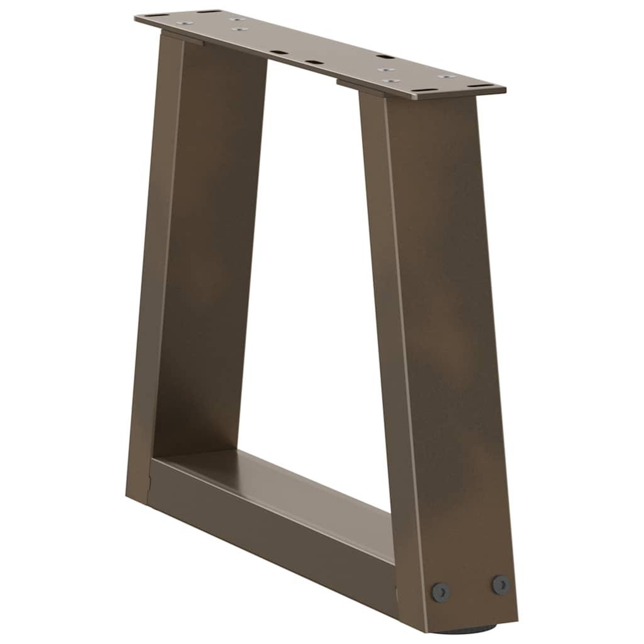 Voir la diapositive 4 : VIDAXL Pieds de table a manger forme V 2 pcs acier naturel acier