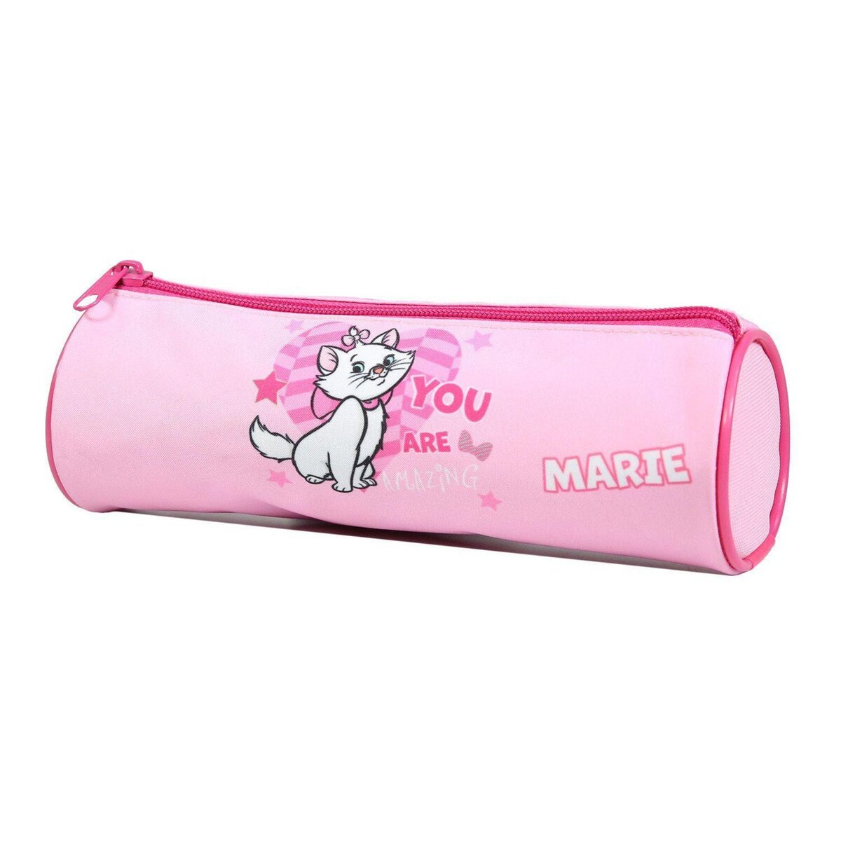 Bagtrotter BAGTROTTER Trousse scolaire ronde Disney Marie Les Aristochats Rose