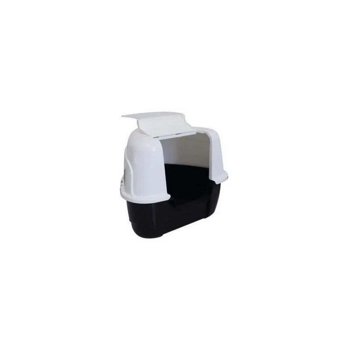 M PETS TANIS Maison toilette - Mpets - Noire & Blanche - XL