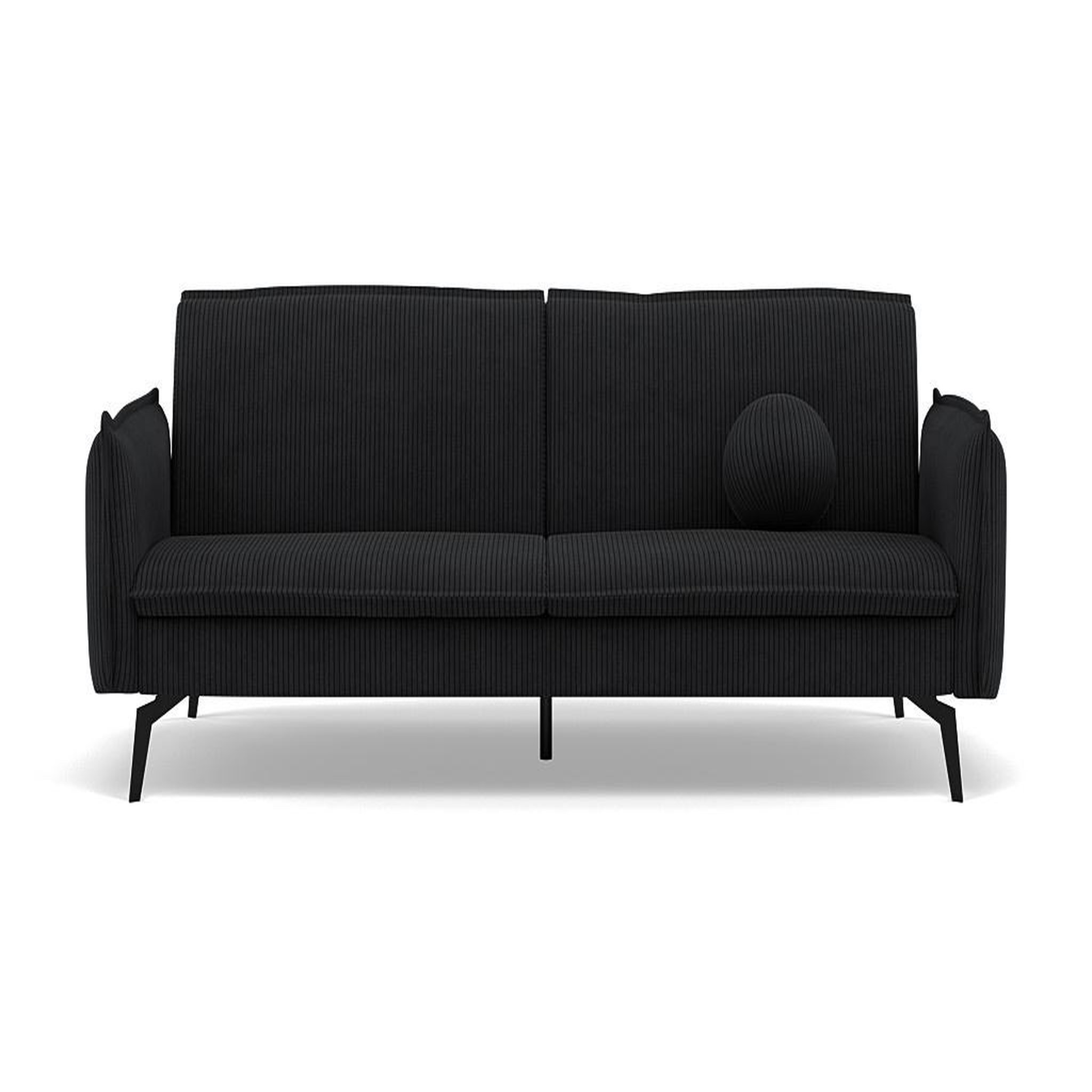 Voir la diapositive 1 : BEST MOBILIER Lexie - canapé convertible clic-clac 2 places en velours côtelé