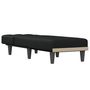 Voir la diapositive 3 : VIDAXL Chaise longue noir tissu