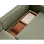 Voir la diapositive 4 : BEST MOBILIER Topaze - canapé d'angle réversible - 4 places - convertible avec coffre - en velours côtelé plat