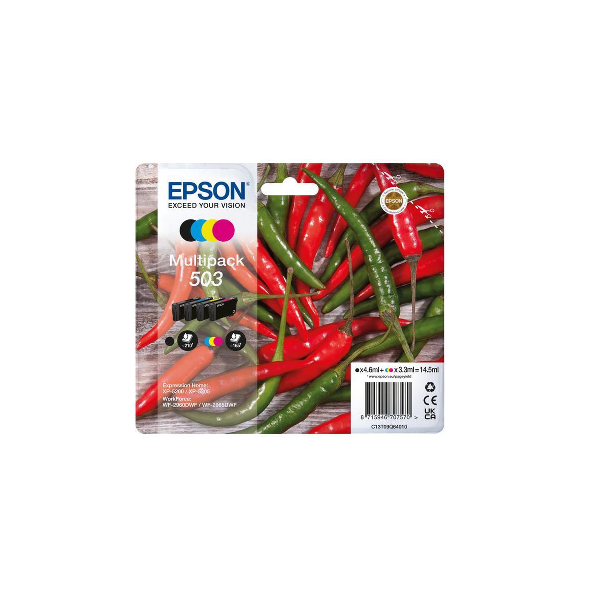Voir la diapositive 2 : Epson Epson ink 503 Multipack (C13T09Q64010)