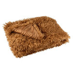 Paris Prix Plaid Imitation Fourrure  Moutie  130x180cm Marron