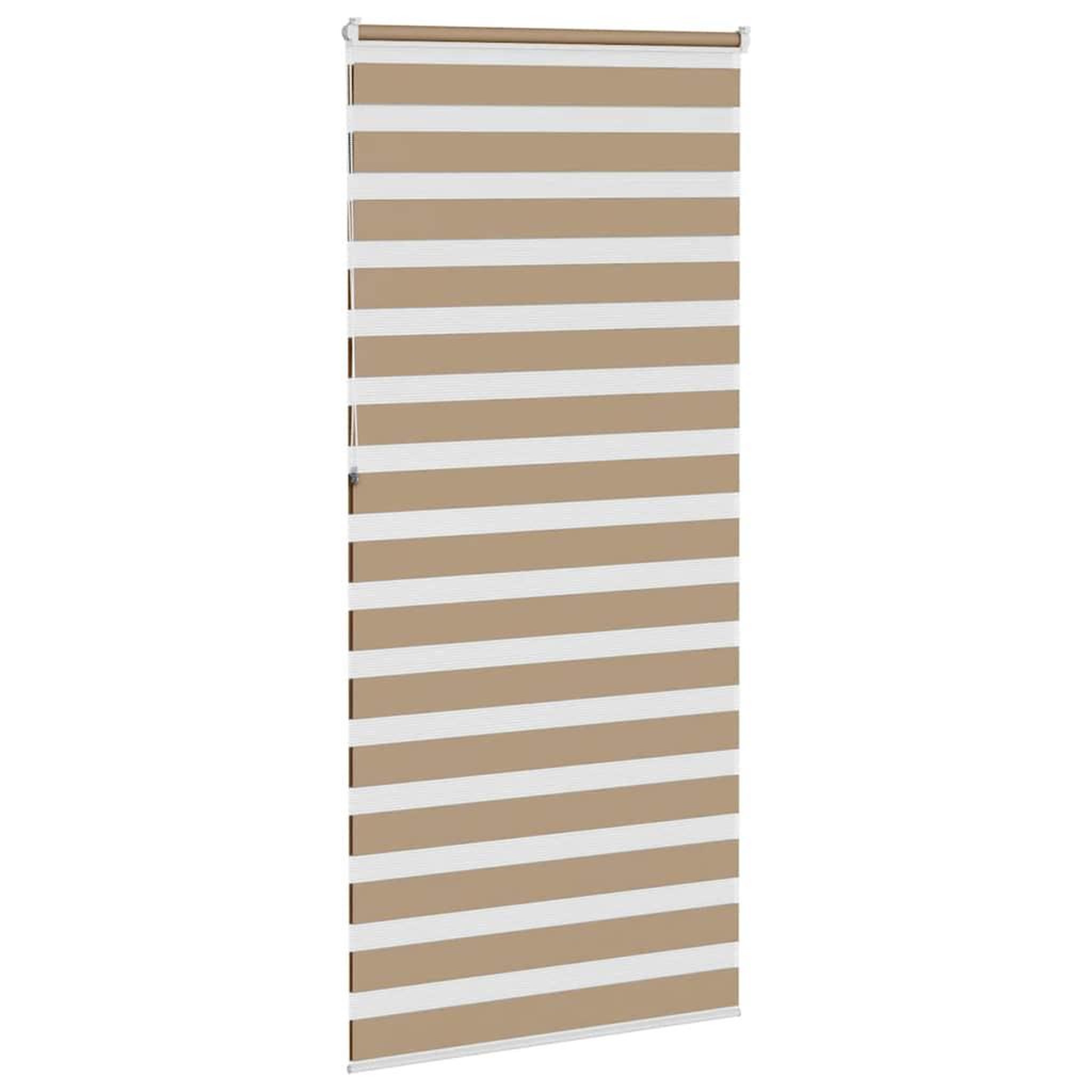 Voir la diapositive 4 : VIDAXL Store zebre marron sable largeur du tissu 90,9 cm polyester