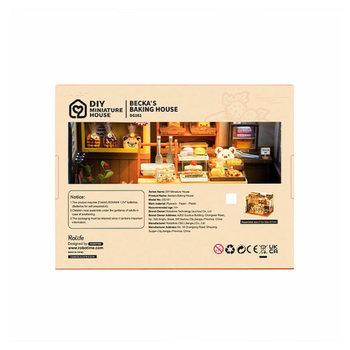 ROBOTIME Maquette Becka‘s Baking House