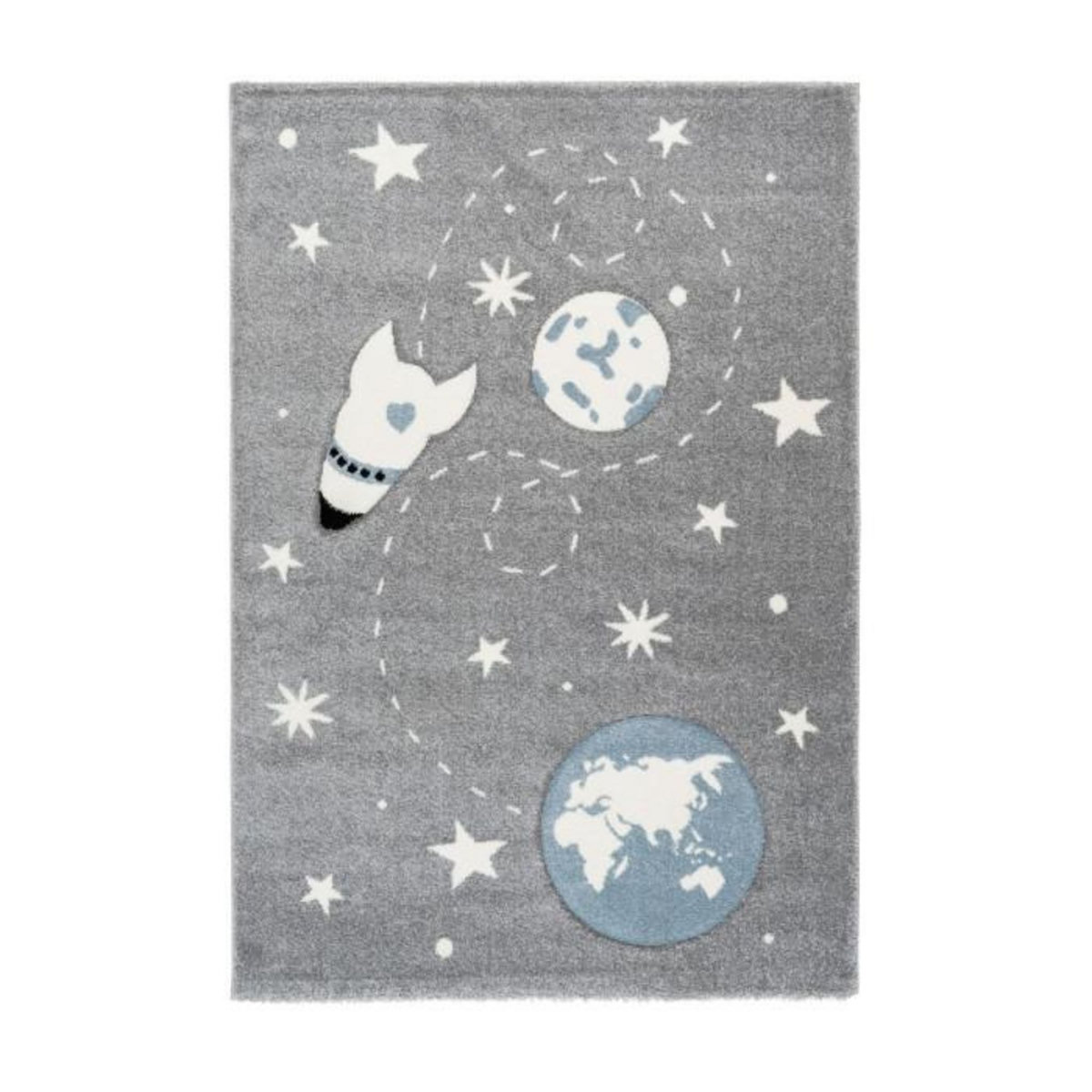Paris Prix Tapis de Chambre Enfant Espace  Yowah  Argent