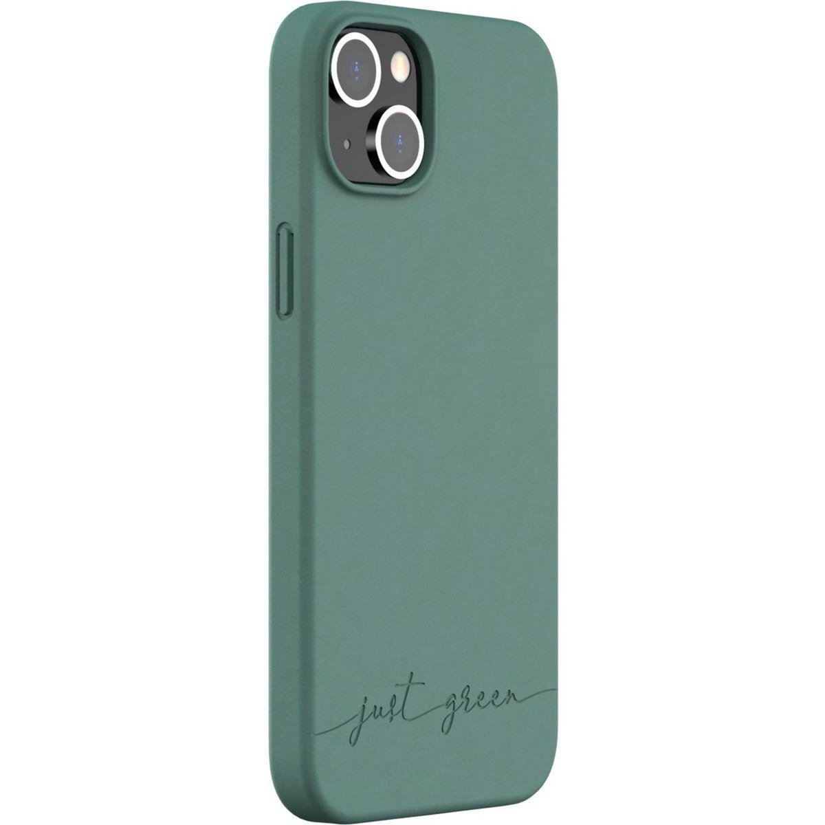 JUST GREEN Coque iPhone 14 Plus Bio vert nuit