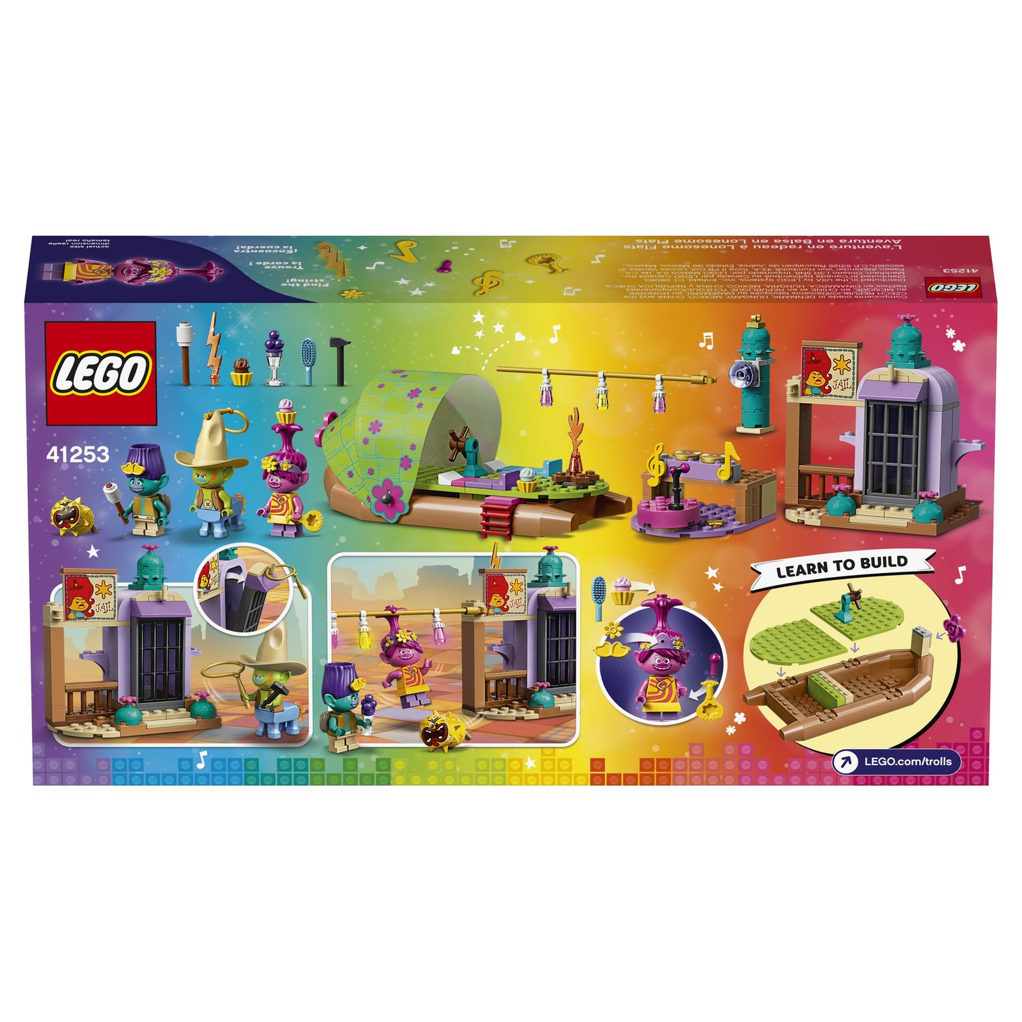 Voir la diapositive 3 : LEGO Trolls 41253 - L'aventure en Radeau de Mornebourg