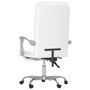 Voir la diapositive 5 : VIDAXL Fauteuil de massage inclinable de bureau Blanc Similicuir
