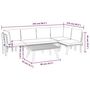Voir la diapositive 6 : VIDAXL Salon de jardin 5 pcs avec coussins Bois d'acacia solide