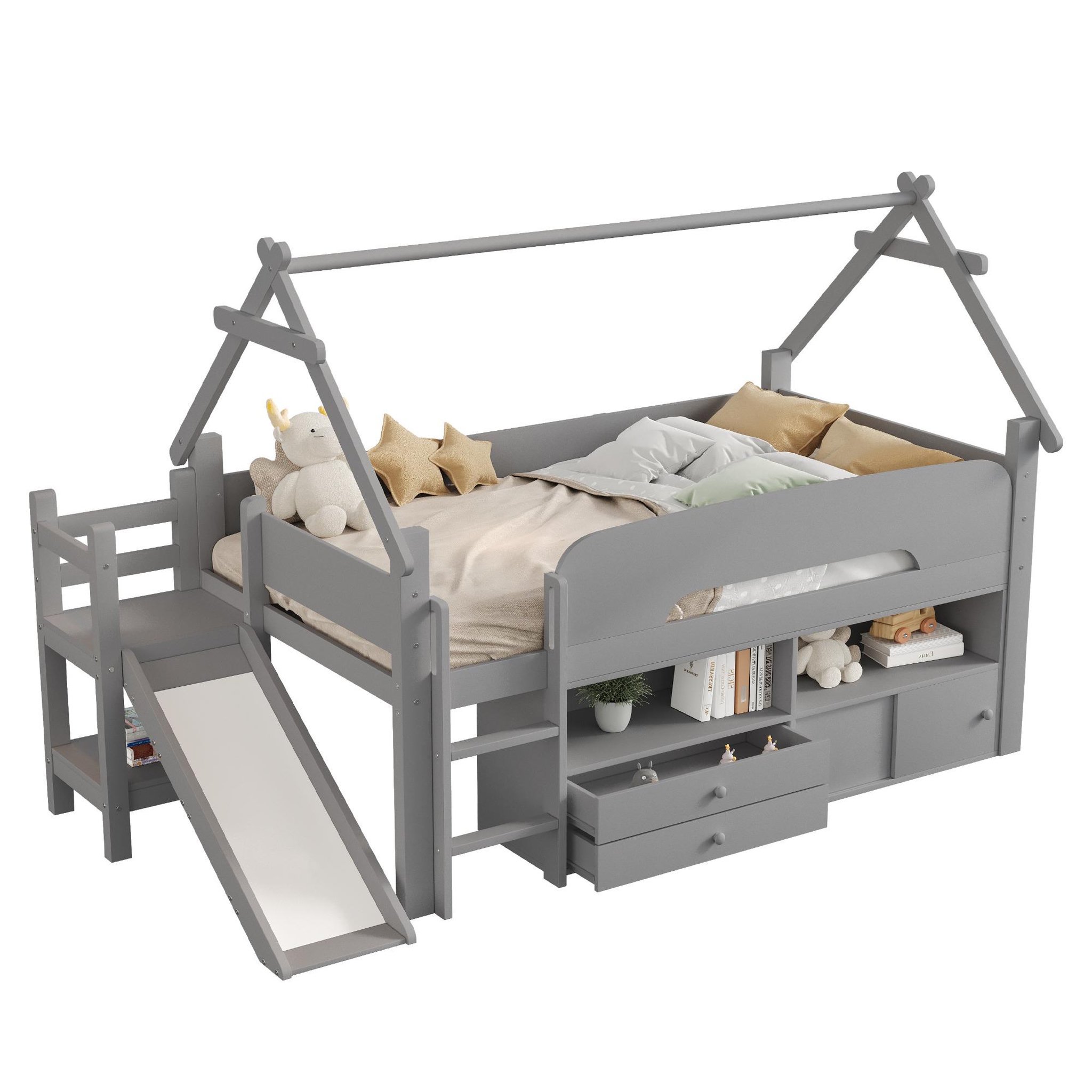 Voir la diapositive 1 : MERAX Lit mezzanine enfant