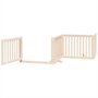 Voir la diapositive 4 : VIDAXL Barriere pour chien porte pliable 12 panneaux bois de peuplier
