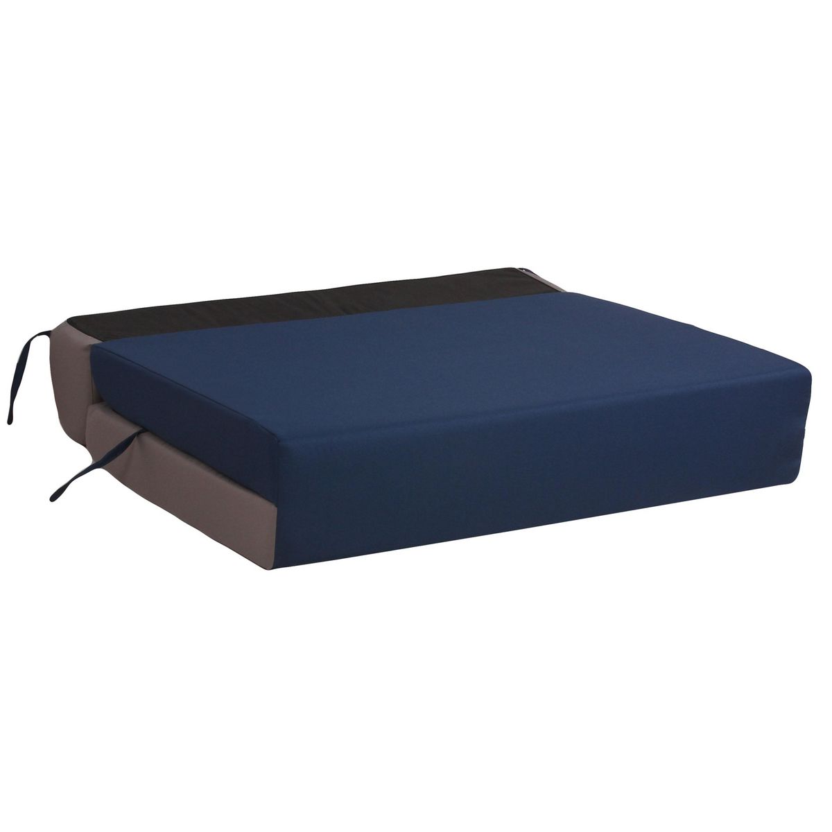 Chauffeuse 2 places tissu bicolore DUETTO