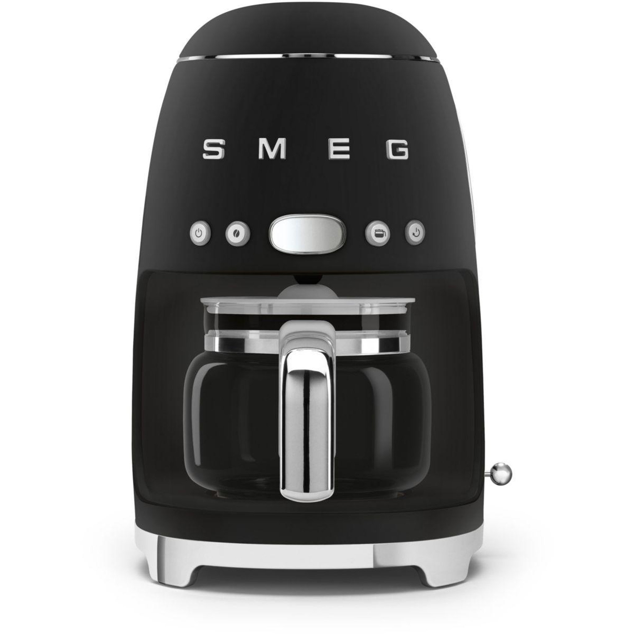 SMEG Cafetière filtre noir mat dcf02blmeu
