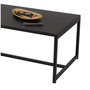Voir la diapositive 2 : FORNORD Table basse en métal Madison noir