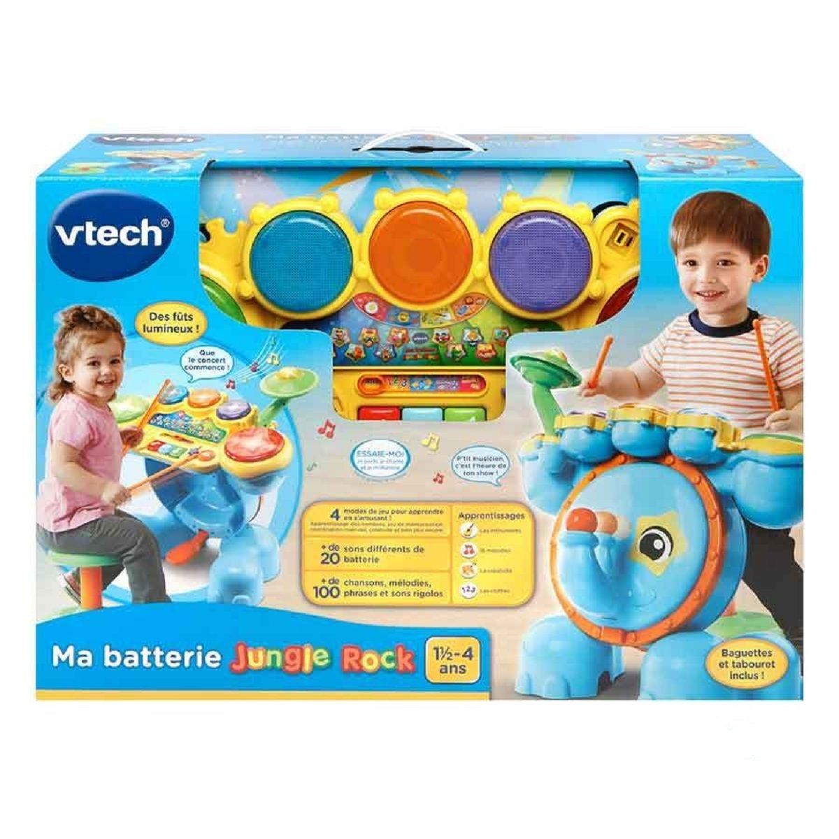 VTECH Ma batterie Jungle Rock Eléphant