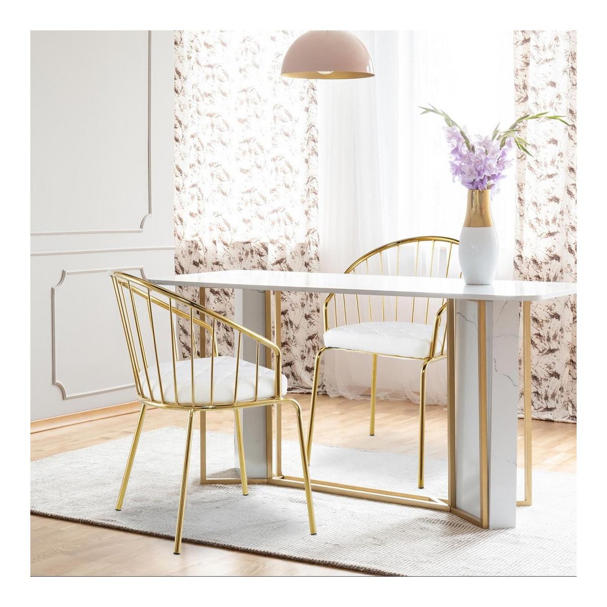 Voir la diapositive 6 : Paris Prix Lot de 2 chaises design  comado  77cm blanc