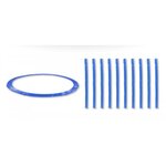 JUMP4FUN Accessoires Trampoline Pack relooking Trampoline 12FT - 366cm - 10 Perches. Coloris disponibles : Orange, Vert, Bleu