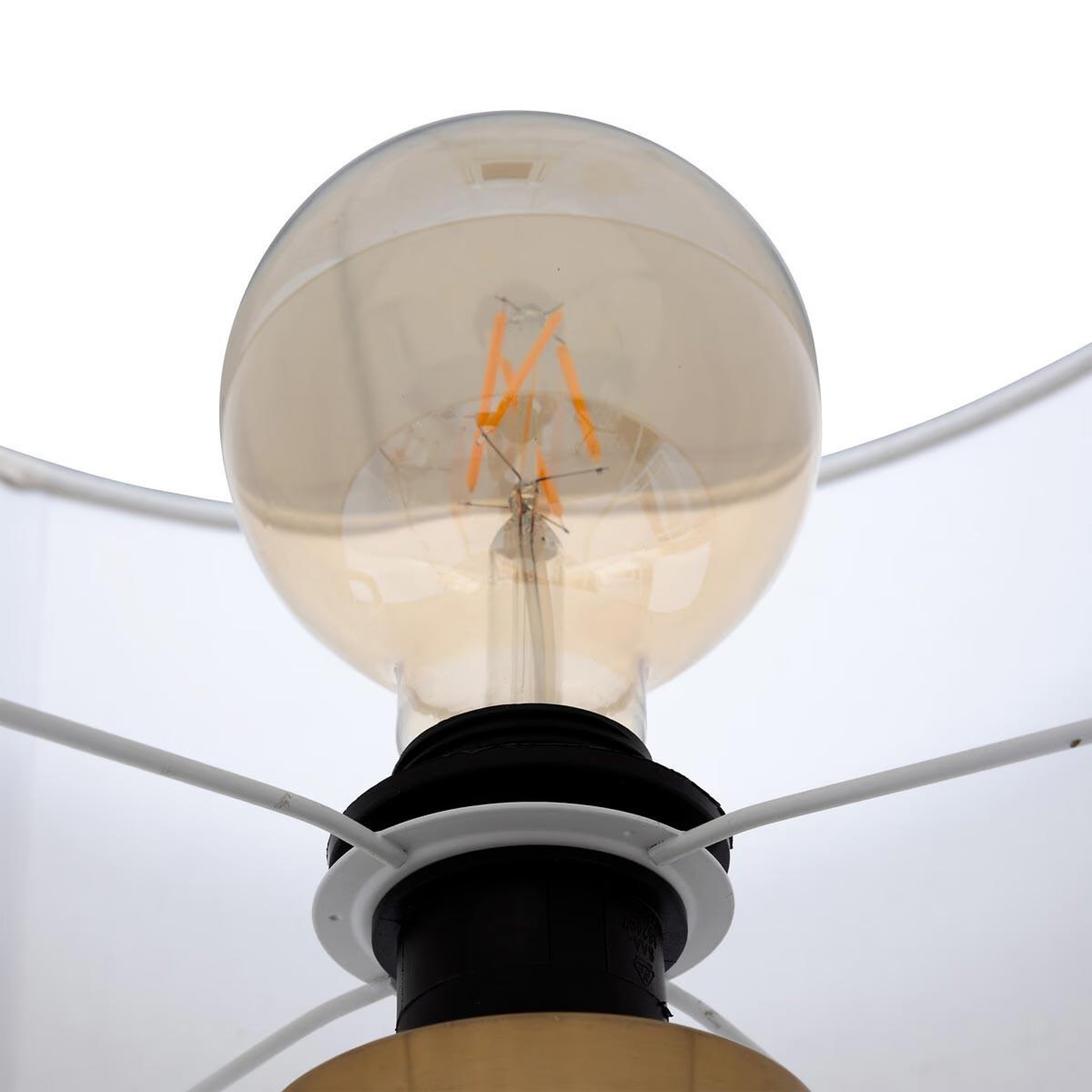 Voir la diapositive 4 : ATMOSPHERA Lampadaire trépied en métal  arthus  163cm doré