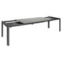 Voir la diapositive 5 : JARDILINE Table de jardin extensible - 8/12 places - Aluminium - Anthracite - PALMA