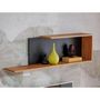 Voir la diapositive 4 : Paris Prix Ensemble Meuble TV Design  Maze II  200cm Noir & Naturel