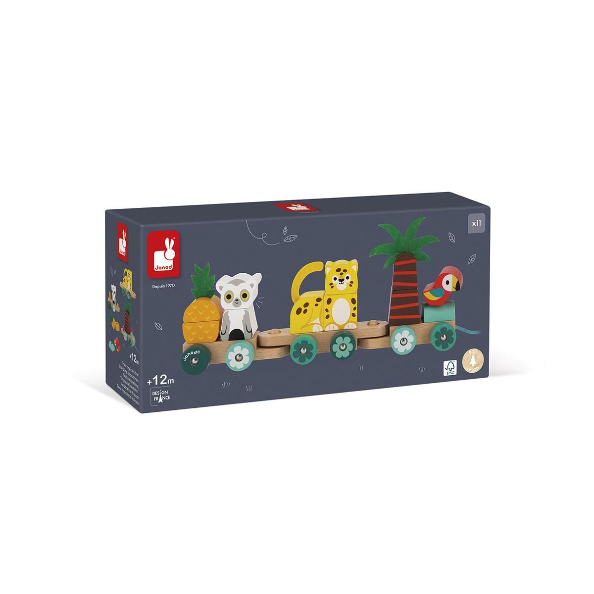 Juratoys-Janod Tropik train tropical a tirer
