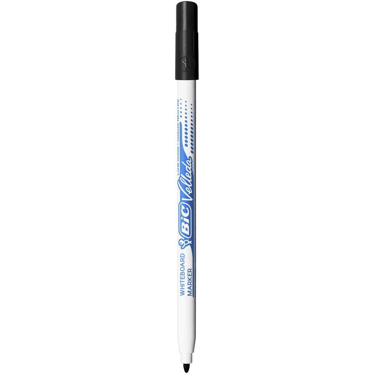 BIC Lot de 8 feutres pour tableau blanc effaçables à sec pointe fine VELLEDA coloris assortis