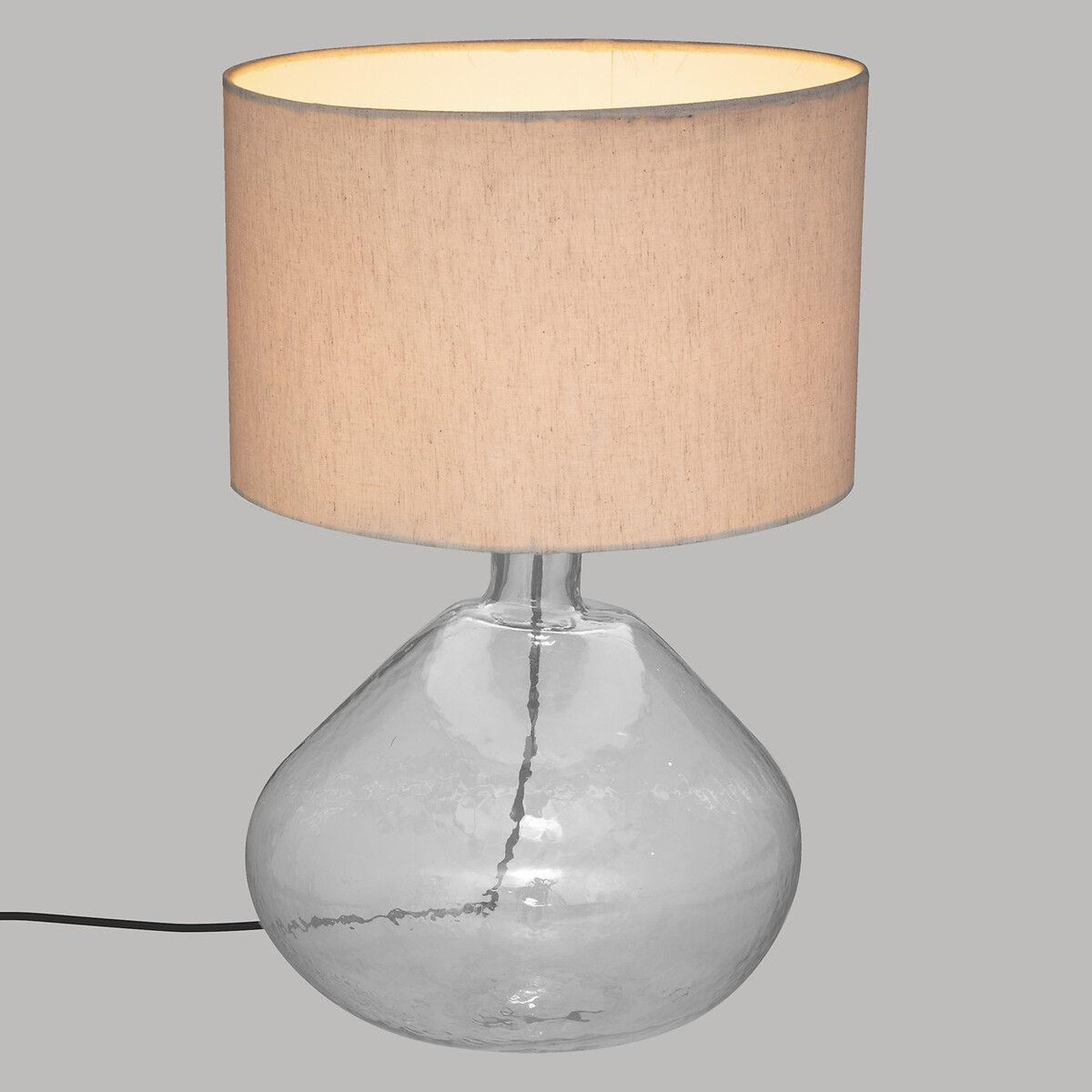 Voir la diapositive 4 : ATMOSPHERA Lampe à poser design  melly  56cm transparent