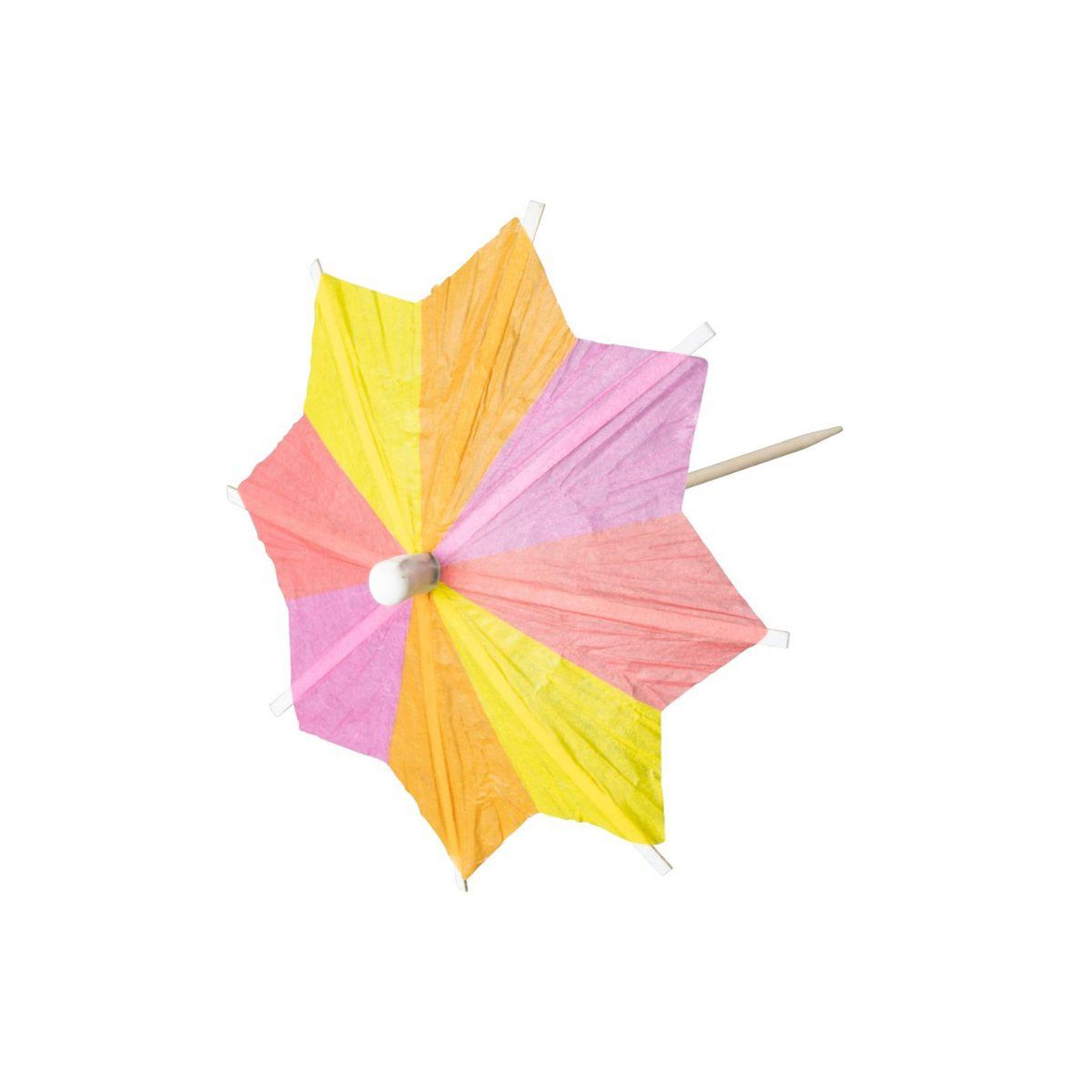 Fackelmann Lot de 15 mini parasols pour cocktail fackelmann nature