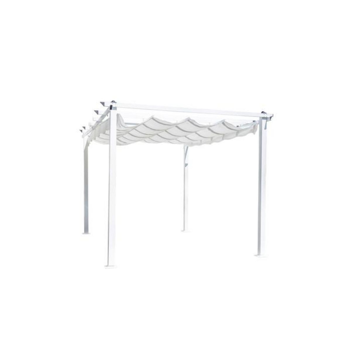 Paris Prix Pergola Avec Toit  Lazio  345cm Blanc