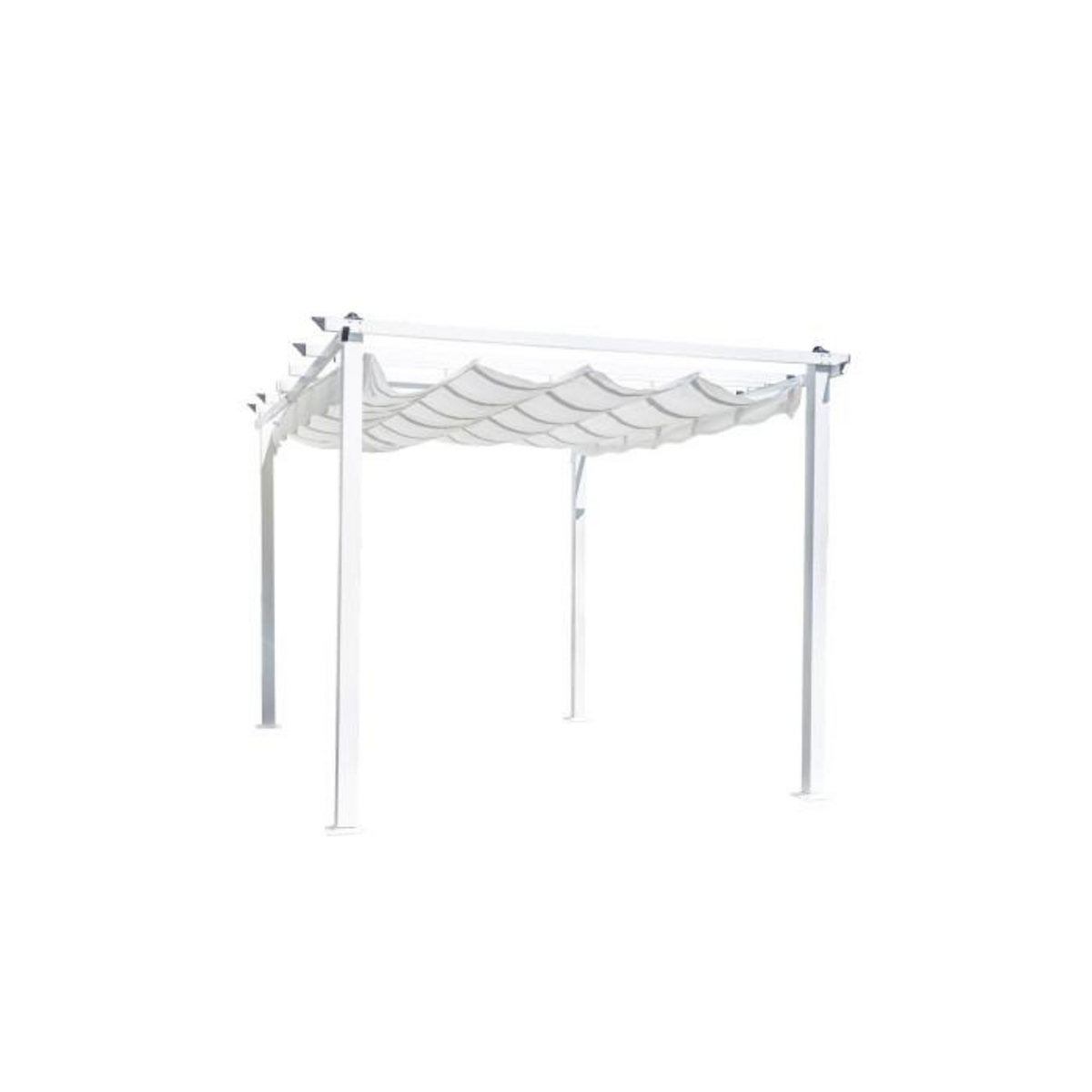 Paris Prix Pergola Avec Toit  Lazio  345cm Blanc