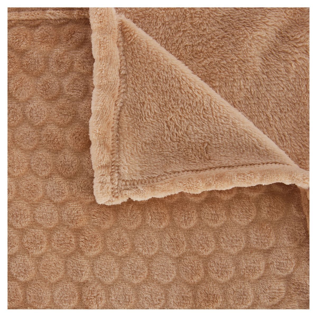 ACTUEL Plaid uni en polyester 240 gsm