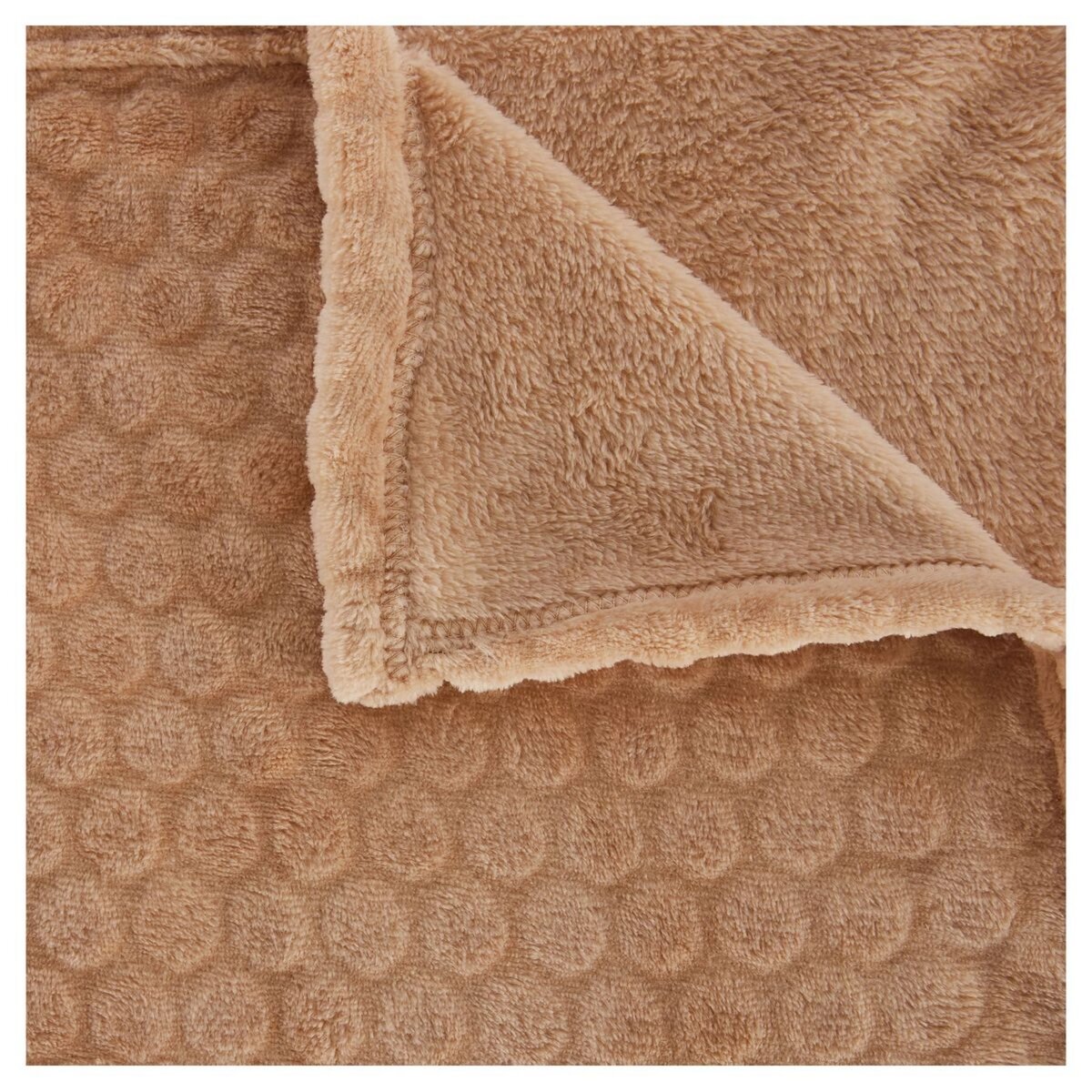 ACTUEL Plaid uni en polyester 240 gsm