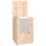 Voir la diapositive 4 : VIDAXL Boîte a linge 44x44x66 cm Bois massif de pin