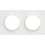 Schneider Electric Plaque Double Odace Styl, Blanc