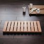 Voir la diapositive 2 : RIDDER RIDDER Tapis de salle de bain Bois Grating Nature 72x38 cm