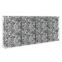 Voir la diapositive 2 : VIDAXL Mur a gabion avec couvercles Acier galvanise 200 x 20 x 85 cm