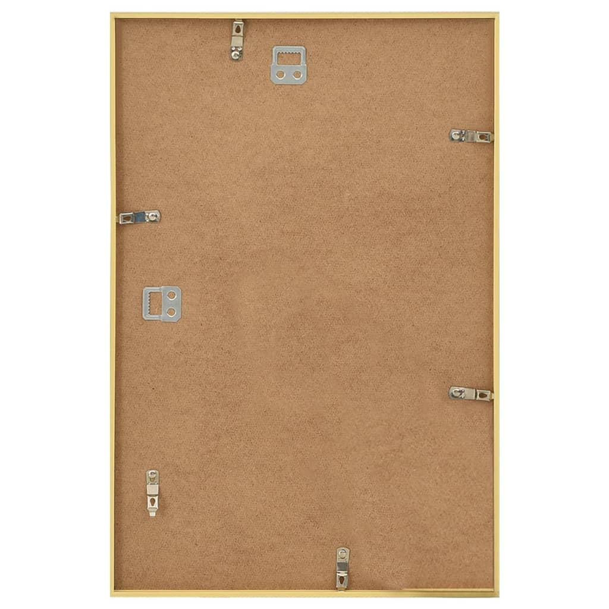 Voir la diapositive 5 : VIDAXL Collage de cadres photo 5 pcs de mur Dore 70x90 cm MDF