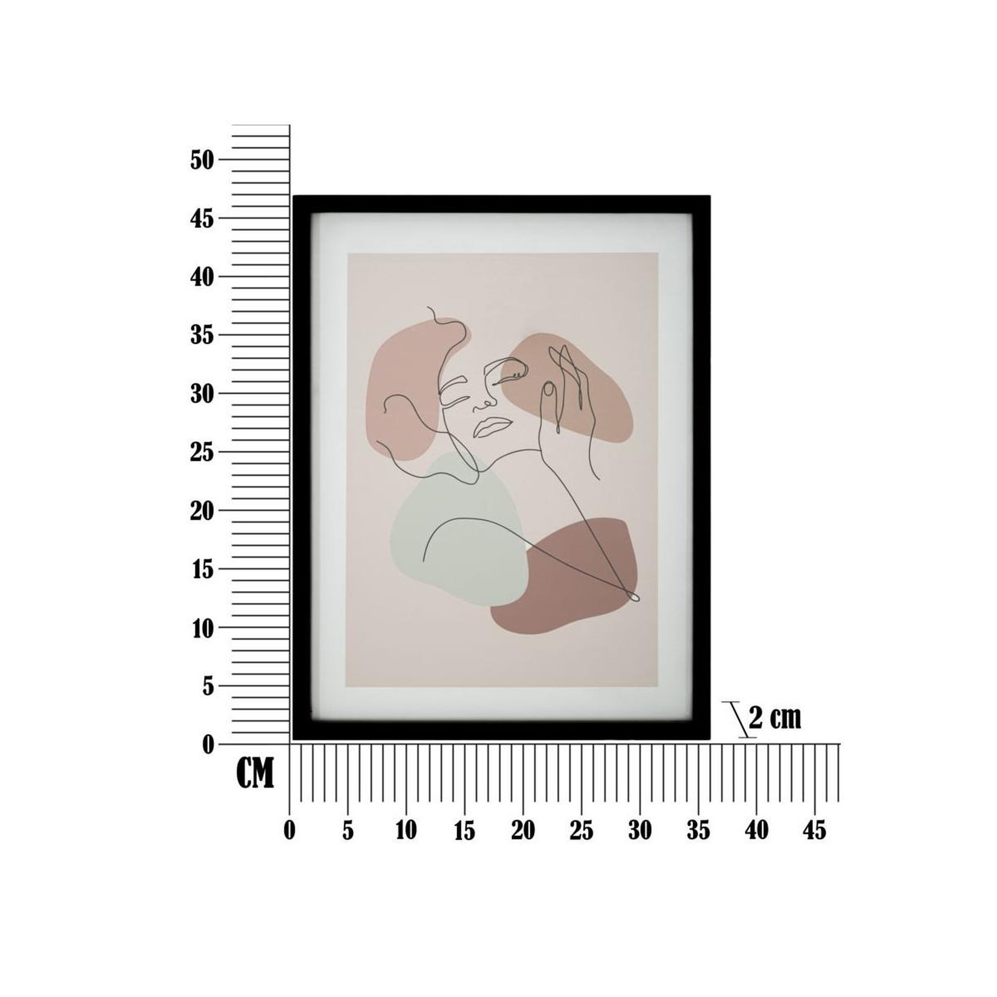 Voir la diapositive 6 : Paris Prix Cadre Déco  Face  35x47cm Multicolore