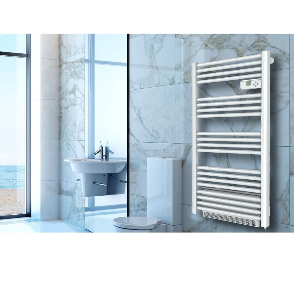 CARRERA Sèche-serviette SEC SATURNE 750 W + 1000W avec soufflerie