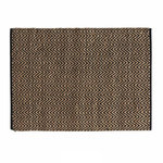 Douceur d'Intérieur Tapis rectangle 120x170 cm Zigzag jute uni polycoton
