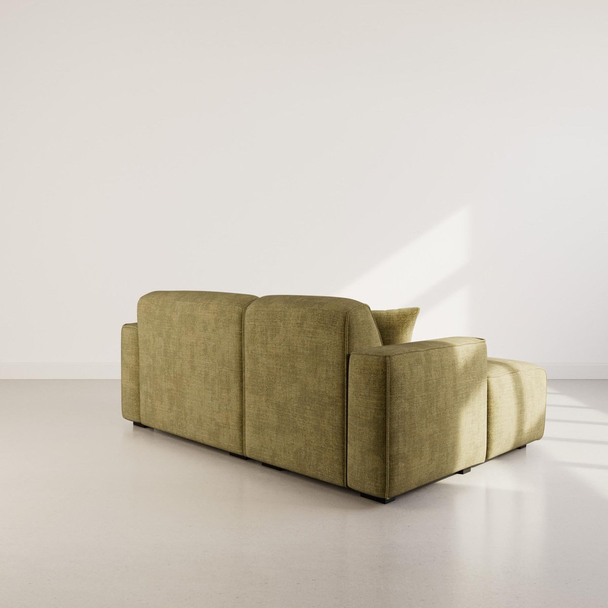 LISA DESIGN Lison - canapé d'angle gauche 4 places en velours texturé