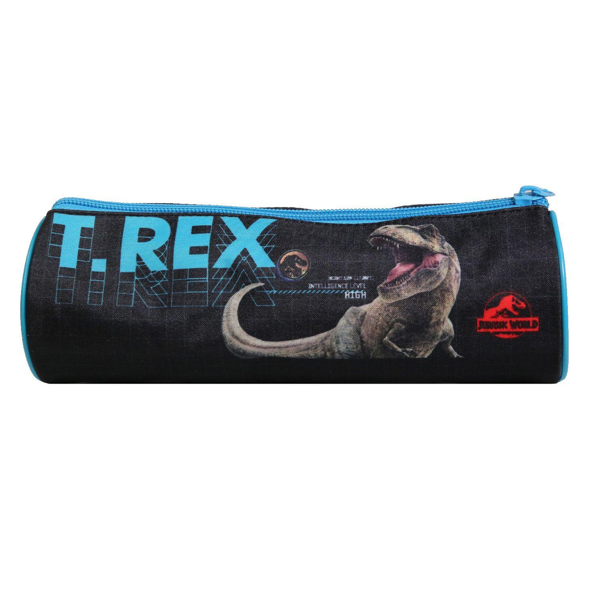 Voir la diapositive 4 : Bagtrotter BAGTROTTER Trousse scolaire ronde Jurassic World Noir T-Rex